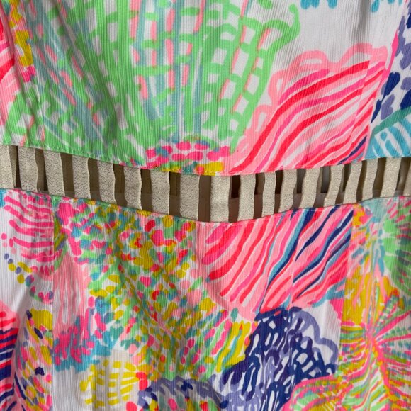 Lilly Pulitzer Girls Size 6 Romper Excellent Used Condition - Picture 2 of 16